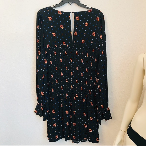 Free People NWT Two Faces Black mini dress - Picture 6 of 7